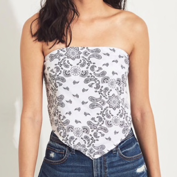 hollister tube top